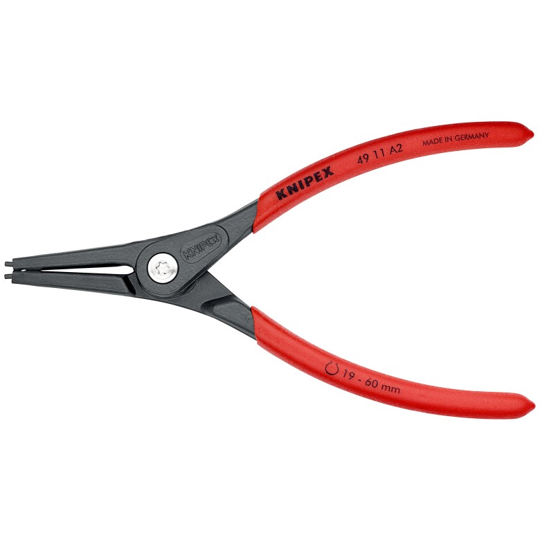 KNIPEX 49 11 A4 Präzisions-Sicherungsringzange für Außenringe auf Wellen
