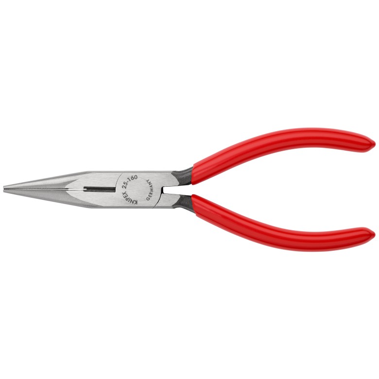 KNIPEX 25 01 160 Flachrundzange mit Schneide (Radiozange)