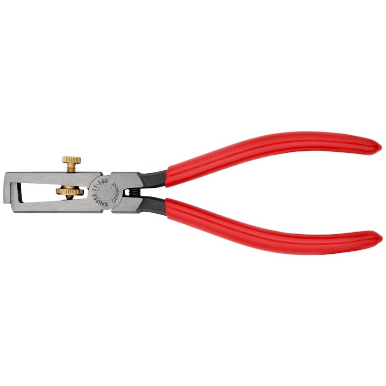 KNIPEX 11 01 160 Abisolierzange mit Öffnungsfeder, universal